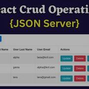 Build React Crud App With JSON Server React Crud Operation With API Using Axios React Router