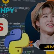 Jimin BTS Using Python Sketchpy Code Python Programming Hub