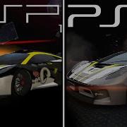 Split Second PSP Vs PS3 Side By Side