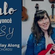 Halo By Beyoncé EASY Ukulele Play Along And Cover Cory Teaches Music