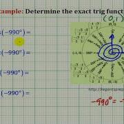 More Examples Determining Trig Function Values Using The Unit Circle Reupload