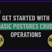 Node Js PostgreSQL CRUD Tutorial INSERT SELECT UPDATE DELETE