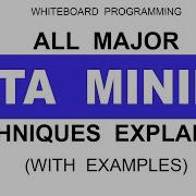 All Major Data Mining Techniques Explained With Examples