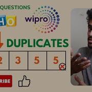 Zoho Wipro Mr Cooper Interview Question Removing Duplicates O N Tamil Code Io