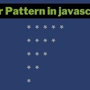 Downward Triangle Star Pattern In JavaScript For Loop In Js