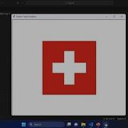 How To Make The Switzerland Flag By Using Python