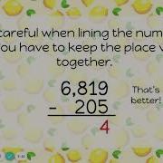 Subtraction Standard Algorithm