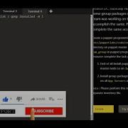 Puppet Install Group Packages