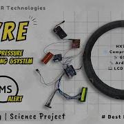 Tyre Pressure Monitoring System TPMS Using Arduino HX710B Sensor GSM Project Awardwinning
