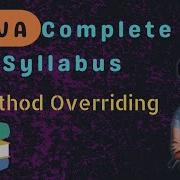 Method Overriding In Java 21 JAVA COURSE In Telugu