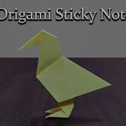 DETAILED TUTORIAL Sticky Note Bird Origami Step By Step For Beginners