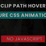 CSS Clip Path Hover Pure CSS Animation