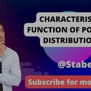 Best Way To Get Characteristic Function Of Poisson Distribution