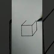 How To Draw 3d Cube Shorts