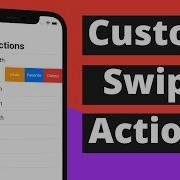 Swift Custom TableView Swipe Actions 2021 Xcode 12 Swift 5 IOS Development
