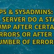 Does SQL Server Do A Stack Dump After Certain Errors Or After X Number Of Errors