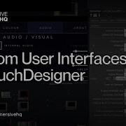 Custom User Interfaces Inside TouchDesigner