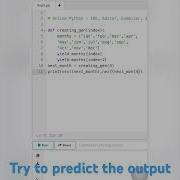 Python Program Predict The Output Careergrowth Viral Viralshorts Shorts Interview Python