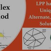 Simplex Method Part 6 LPP Having Unique Alternate And Infinite Optimal Solutions