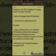 Deface Metode Fckeditor