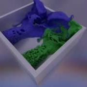 Blender Fluid Particles Test3