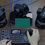 FoMaKo New PTZ Camera KC608 Pro Controller Bundle Settings For HDMI NDI 4K PTZ Live Stream Camera