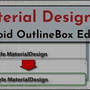 Android Outlinebox Edittext Material Design 1