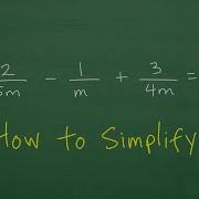 How Do You Add And Subtract These Fractions With Variables Let S See