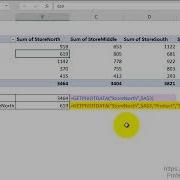 Excel GETPIVOTDATA Function
