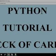 PYTHON DECK OF CARDS