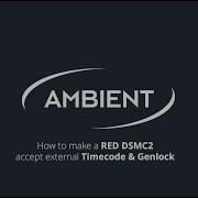 External Timecode Genlock On RED DSMC2 Cameras