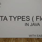 Data Type Float In Java