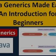 Java Generics Made Easy An Introduction For Beginners Generics In Java Java Tutorial