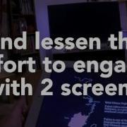 Enhancing Interaction With Dual Screen Television Through Display Commonalities