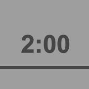 2 Minutes 120 Seconds Countdown Timer