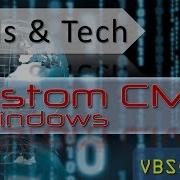 VBScript Make A Custom CMD Window