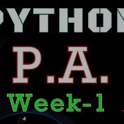 Python Practice Assignment Week 1