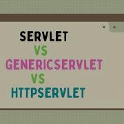 41 Servlet Generic Servlet HTTPServlet
