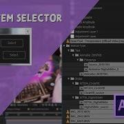 After Effects Scripting Tutorial Layer Item Selector
