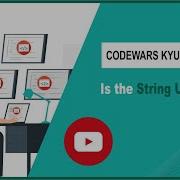 Is The String Uppercase Using Csharp C CodeWars Kata 8 Algorithm Solution