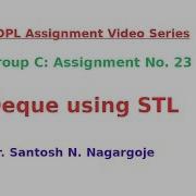 Double Ended Queue Deque Using STL In C