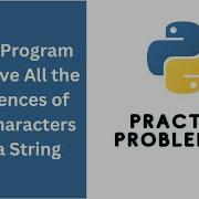 Python Program Remove All Occurrences Of Given Characters From A String