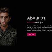 How To Create Responsive About Us Page Using HTML CSS