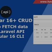 Angular CRUD 2 How To Fetch Data From Api In Angular CLI Get Data Using Laravel Api In Angular