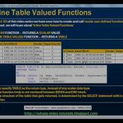 31 Inline Table Valued Functions In Sql Server