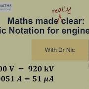 Metric Notation For Engineering Maths Made Really Clear