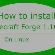 How To Install Minecraft Forge 1 10 On Linux