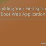 Bootstrap A Simple Spring Boot Application