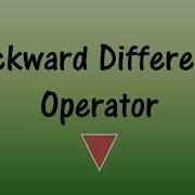 Backward Difference Operator Types Of Operators Part 3 Numerical Analysis