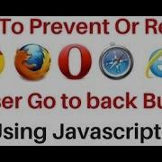 Restrict User Browser Click To Go Back Button Using Javascript